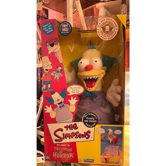 Playmates The Simpsons Treehouse of Horror Talking Krusty the Clown Talk… - Picture 1 of 10